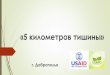Добропілля Донецької області - "5 км тиші" - презентація громадської кампанії на Велофорумі-2016