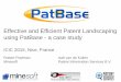 Efficient and Effective Patent Landscaping Using PatBase: a Case Study