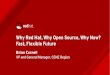 Why Red Hat, Why Open Source, Why Now? Fast, Flexible Future