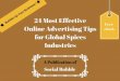 24 most effective online advertising tips for global spices industries