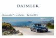 Daimler Corporate Presentation Spring 2014