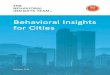 Behavioral Insights for Cities