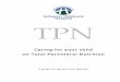 TPN; Caring for your child on Total Parenteral Nutrition - A guide for 