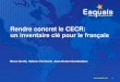 Presentation of the Inventaire des contenus clés aux niveaux du CECR