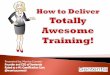 Gamification Design for Learning - Totally Awesome Training Overview
