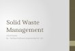 Solid waste management gps tracking presentation techlead