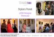 Stylers panel  LAFW Designer Showcase