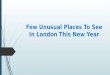 Few unusual places to see in london this new year