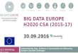 SC2 Workshop 2: Big Data Europe Project