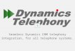 Dynamics CRM  Telephony Integration