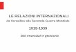 Relazioni internazionali 1919-39