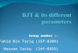 Bjt and its differnet parameters