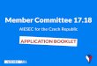 MC Application Booklet for term 17.18 - AIESEC Czech Republic