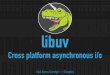 libuv: cross platform asynchronous i/o