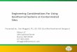 Engineering Considerations For Using Geothermal Systems at 