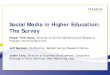 Social Media in Higher Education: The Survey - Babson
