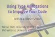 Using Type Annotations to Improve Your Code