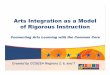 Arts Integration as a Model for Rigorous Instruction
