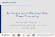 An Introduction to Wind and Solar Power Forecasting (Webinar 