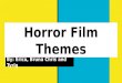 Horror film themes