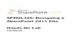 SPHOL326: Designing a SharePoint 2013 Site Hands-On Lab