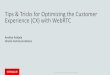 WebRTC Customer Experience Optimizations  - Kranky Geek Presentation