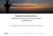 Stand and Deliver H4D Stanford 2016