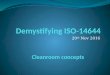 Demystifying ISO 14644