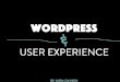 Wordpress user experience