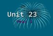 Unit 23 year 3