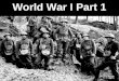 World war i lesson 1