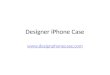 Designer iPhone case