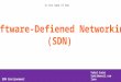 Software defined networking(sdn) vahid sadri