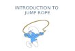 Introduction jump rope