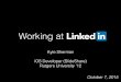 Working at LinkedIn