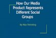Evaluation question 2  how does your media product represent different social groups--