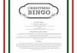 Christmas bingo-Black and white