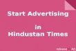 Hindustan Times Classifieds at lowest rates with releaseMyAd