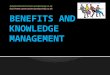 006 benefits & knowledge  management-short