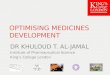 Optimising Medicines Development, Dr Khuloud T. Al-Jamal, King's College London