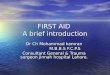 FIRST AID by dr kamran