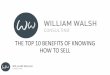 Top 10 Benefits of Knowing How to Sell