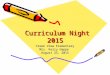 Curriculum night 2015 2016 happe