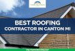 Best Roofing Contractor in Canton, Michigan