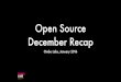 Open Source Recap (Dec '15) by etagwerker