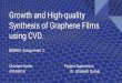 BEB801 - High-Quality Synthesis of Graphene using CVD method