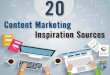 20 Content Marketing Inspiration Sources