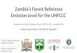 Zambia’s forest reference emission level for the unfccc