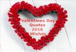 Valentines day quotes 2016 wishes