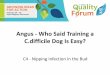 Angus: Who Said Training a C.difficile Dog is Easy?